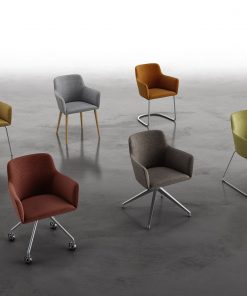 gamme de chaises - roulettes - traineau - osmoz mobilier & aménagement de bureau