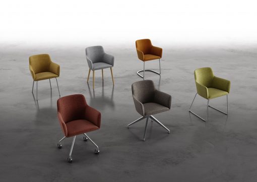 gamme de chaises - roulettes - traineau - osmoz mobilier & aménagement de bureau
