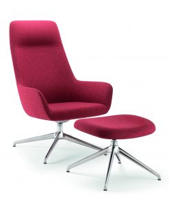 fauteuil lounge - contract - repose-pieds - osmoz mobilier & aménagement de bureau