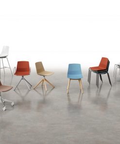 gamme de chaise - roulettes -traineau - empilable - chaise haute - osmoz mobilier & aménagement de bureau