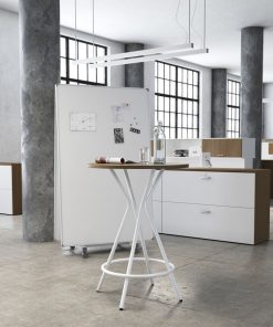 table haute - tableau écritoire mobile - osmoz mobilier & aménagement de bureau