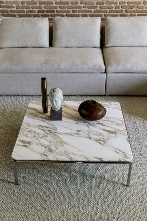 table basse - plateau marbre - osmoz mobilier & aménagement de bureau