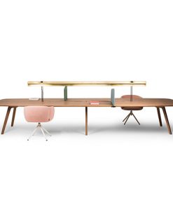 Table arrondie de réunion ou travail collaboratif - osmoz-mobilier.com