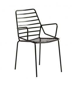 chaise en acier - chaise - chaise extérieur - osmoz mobilier & aménagement de bureau