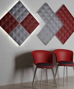 Panneau acoustique mural carré design architectural - osmoz-mobilier.com