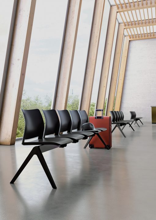 chaise sur poutre - osmoz mobilier aménagement de bureau