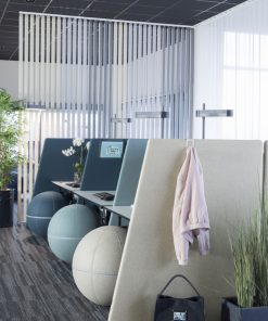 Cloisons acoustiques dans un espace de travail